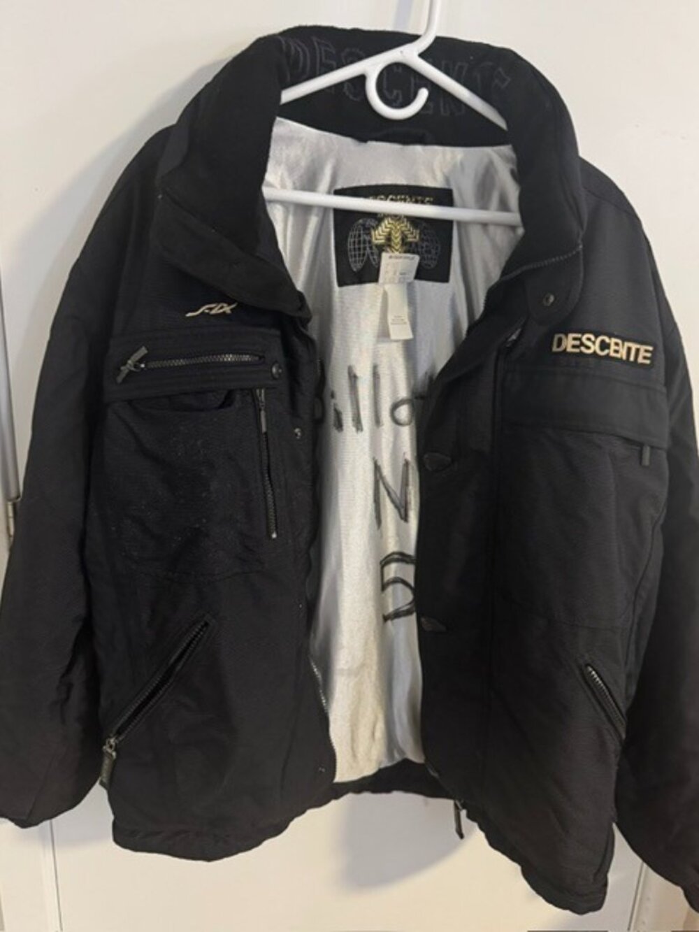 Descente Ski Jacket - Black, Size: XL